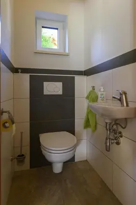 Ein Badezimmer in der Unterkunft Ferienlodge MaResi