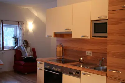 Küche/Küchenzeile in der Unterkunft Appartement Großwallner