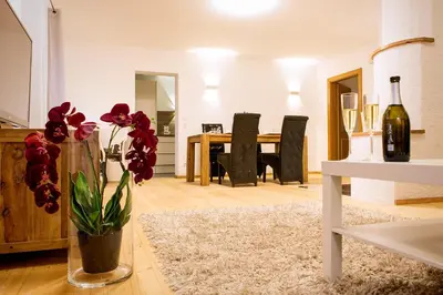 Grundriss der Unterkunft Apartment Schafbergblick mit Balkon