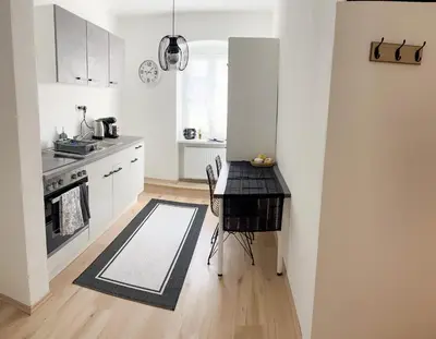 Küche/Küchenzeile in der Unterkunft Apartment in Gmunden