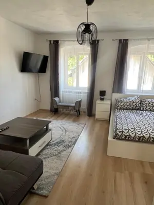 Ein Bett oder Betten in einem Zimmer der Unterkunft Apartment in Gmunden