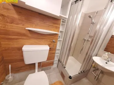 Ein Badezimmer in der Unterkunft Apartment Almblick