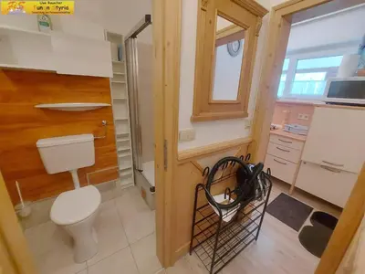 Ein Badezimmer in der Unterkunft Apartment Almblick