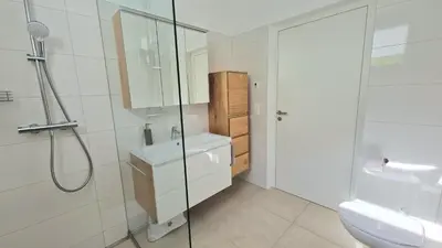 Ein Badezimmer in der Unterkunft Privatwohnung am Prielerweg in Hinterstoder