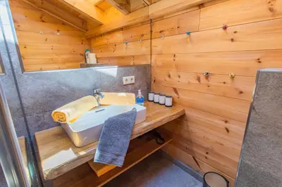 Ein Badezimmer in der Unterkunft Chalet Huber by Alpenidyll Apartments