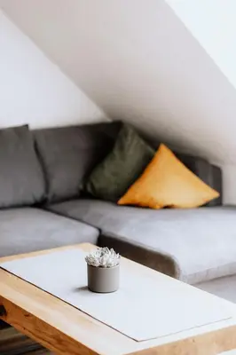 Ein Sitzbereich in der Unterkunft Das Schutzhaus-Bed and Breakfast-Dein Basislager im Salzkammergut