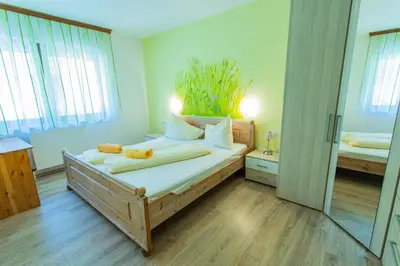 Ein Bett oder Betten in einem Zimmer der Unterkunft Huberhof 1 by Alpenidyll Apartments
