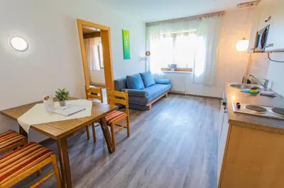 Küche/Küchenzeile in der Unterkunft Huberhof 2 by Alpenidyll Apartments