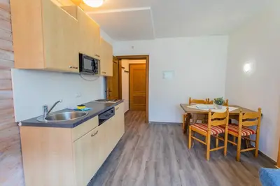 Küche/Küchenzeile in der Unterkunft Huberhof 2 by Alpenidyll Apartments