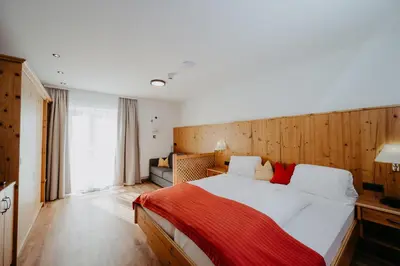 Ein Bett oder Betten in einem Zimmer der Unterkunft Hotel Brückenwirt Superior