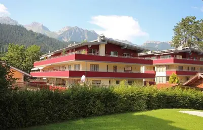 Ein allgemeiner Bergblick oder ein Berglick von der Ferienwohnung aus