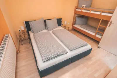 Ein Bett oder Betten in einem Zimmer der Unterkunft Putterer Stadl