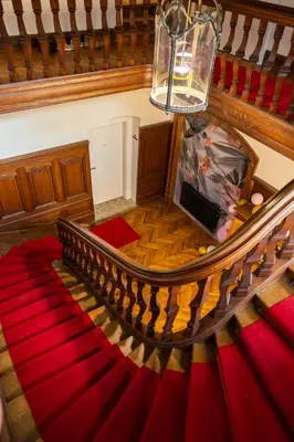 Grundriss der Unterkunft Apartment in historischer Villa mit Parkplatz