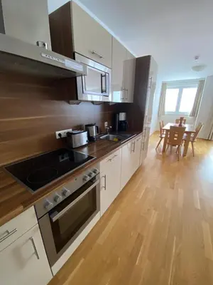 Küche/Küchenzeile in der Unterkunft Appartements 