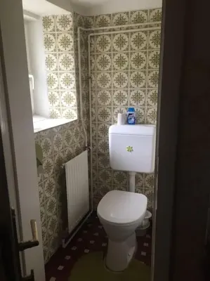 Ein Badezimmer in der Unterkunft Hubenbauer - Bauernhaus mit Garten und Parkplatz