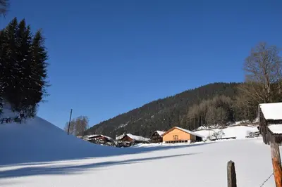 Apartment Obergruberhof im Winter