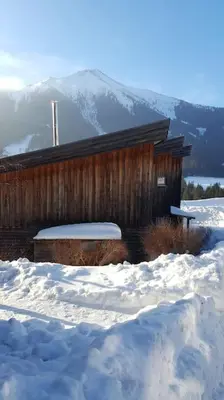 Naturlandschaft in der Nähe des Chalets