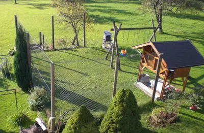 Ein Garten an der Unterkunft Bauernhof Schink