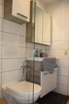 Ein Badezimmer in der Unterkunft Bauernhof Schink