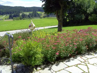 Ein Garten an der Unterkunft Gästehaus Macheiner