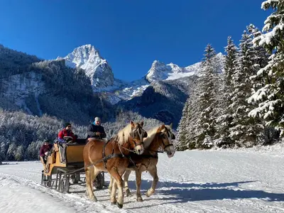 Chalet am Weißenbach im Winter