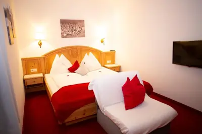 Ein Bett oder Betten in einem Zimmer der Unterkunft Appartement-Gästehaus Ursula
