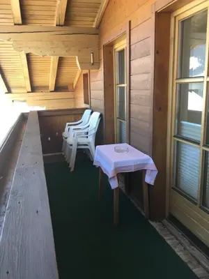 Ein Balkon oder eine Terrasse in der Unterkunft Ferienwohnung Amade