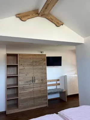 Ein Bett oder Betten in einem Zimmer der Unterkunft Ferienwohnung Amade