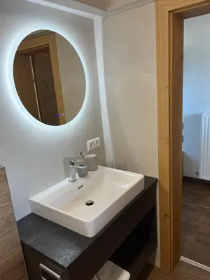 Ein Badezimmer in der Unterkunft Ferienwohnung Amade