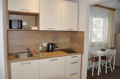 Küche/Küchenzeile in der Unterkunft Haus Kocher