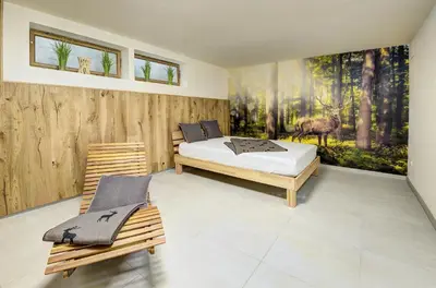 Ein Bett oder Betten in einem Zimmer der Unterkunft Auszeit Filzmoos