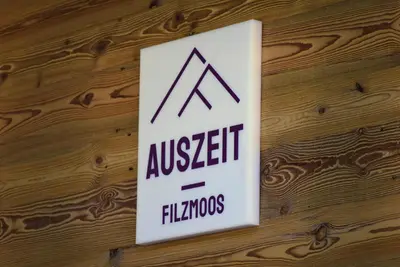 Ein Zertifikat, Auszeichnung, Logo oder anderes Dokument, das in der Unterkunft Auszeit Filzmoos ausgestellt ist