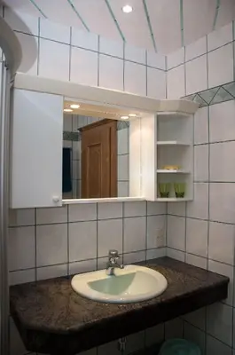 Ein Badezimmer in der Unterkunft Landhaus Vötter