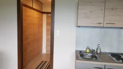 Küche/Küchenzeile in der Unterkunft Apartment Wolfgangsee