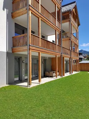 Das Gebäude in dem sich die Ferienwohnung befindet