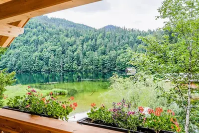 Naturlandschaft in der Nähe des Ferienhauses