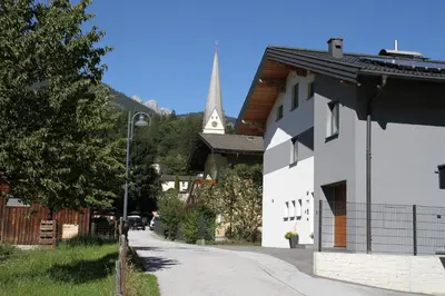 Das Gebäude in dem sich die Ferienwohnung befindet