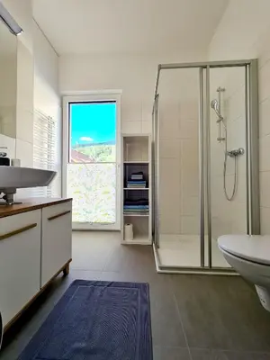 Ein Badezimmer in der Unterkunft Beim Lanner - Franz