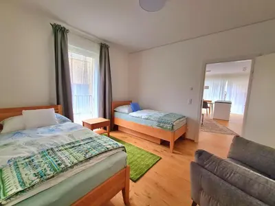 Ein Bett oder Betten in einem Zimmer der Unterkunft Beim Lanner - Maria