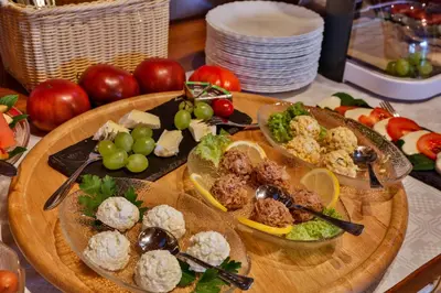 Essen in der Pension oder in der Nähe