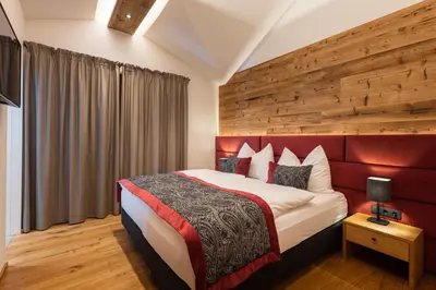 Ein Bett oder Betten in einem Zimmer der Unterkunft Ferienlodge Edelstein