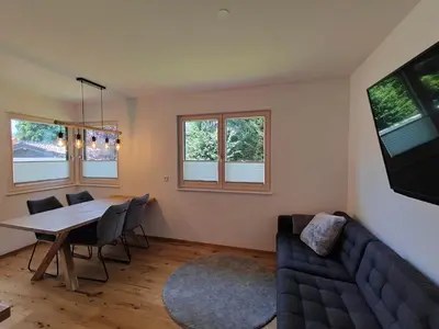 Ein Sitzbereich in der Unterkunft Apartment auf der Schladminger Sonnenseite - smart, zentral & ruhig