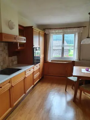 Küche/Küchenzeile in der Unterkunft Ferienhaus Waldglück