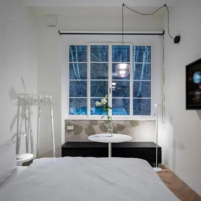 Ein Bett oder Betten in einem Zimmer der Unterkunft Villa Unterswand - Self Check-in
