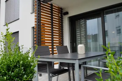 Grundriss der Unterkunft Fountain Suite Gmunden - garden - Luxuriöses Apartment mit Garten & Terrasse