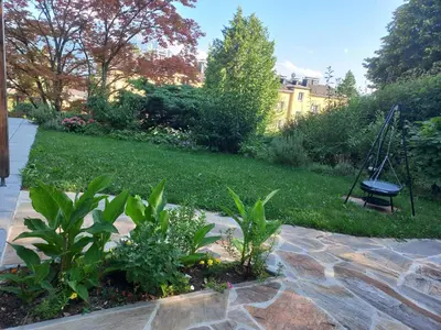 Ein Garten an der Unterkunft Ferienwohnungen Brunmayr