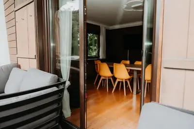 Ein Sitzbereich in der Unterkunft Appartement Zentrum