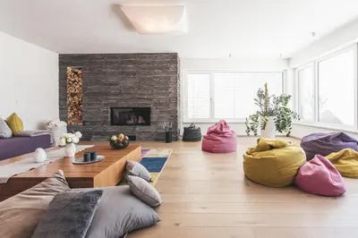 Ein Sitzbereich in der Unterkunft Glücksthaler by AA Holiday Homes - SchladmingDachstein
