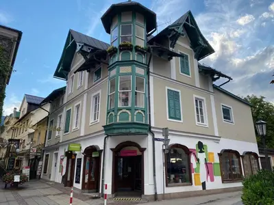 Das Gebäude in dem sich die Ferienwohnung befindet