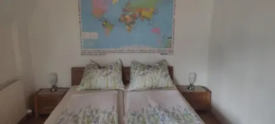 Ein Bett oder Betten in einem Zimmer der Unterkunft Zentrale Lage in Bad Ischl - Top 4